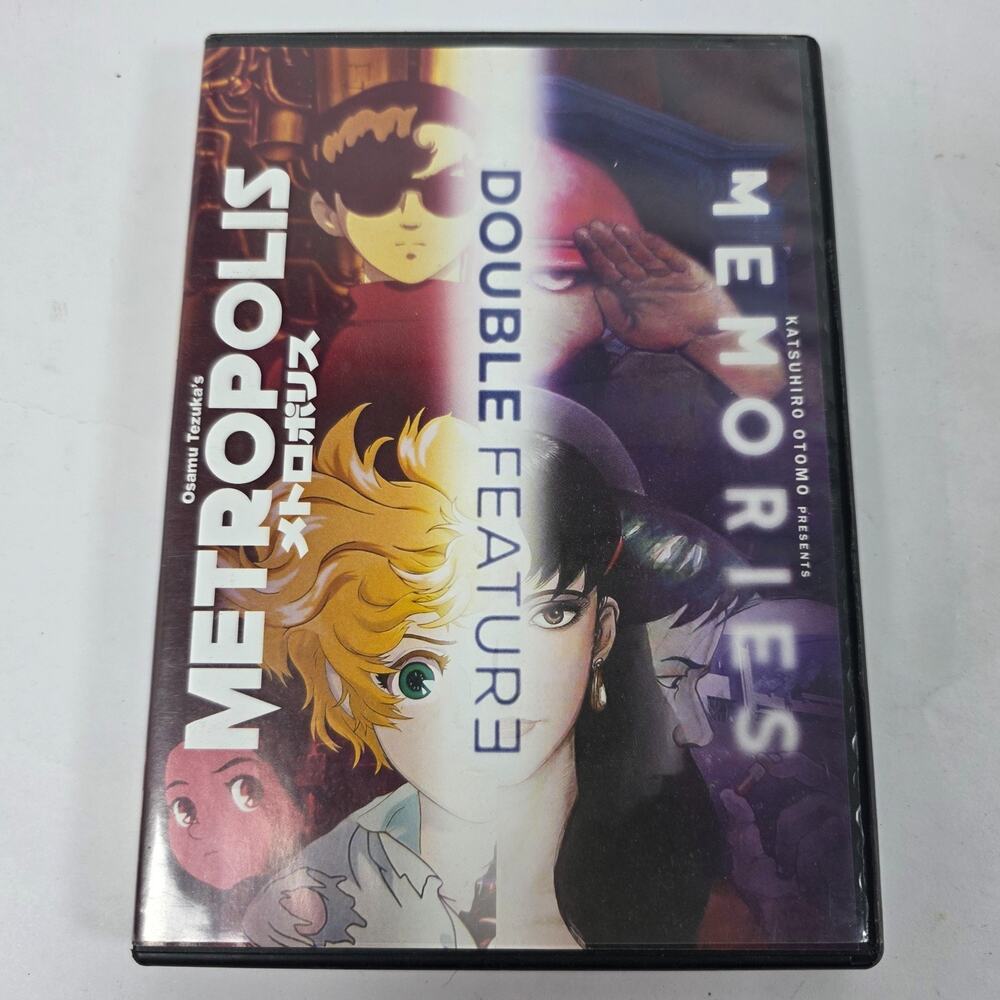 Metropolis & Memories DVD Osamu Tezuka - Katsuhiro Otomo (Japanese Anime)
